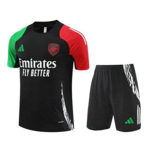 Arsenal 2024-25 Black Short Sleeve Training Kit