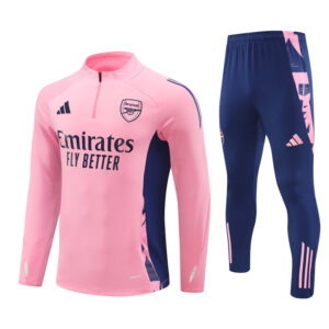 Arsenal 2024-25 Pink Half Zip Long Sleeve Training Kit