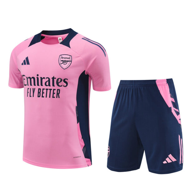 Arsenal 2024-25 Pink Short Sleeve Training Kit