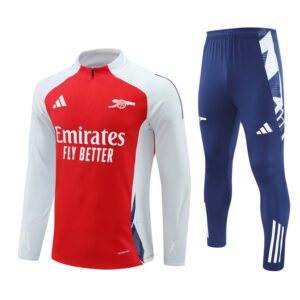 Arsenal 2024-25 Red Half Zip Long Sleeve Training Kit
