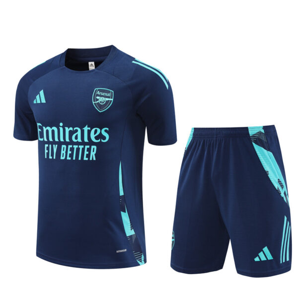 Arsenal 2024-25 Royal Blue Short Sleeve Training Kit