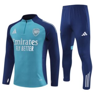 Arsenal 2025-26 Green Half Zip Long Sleeve Training Kit