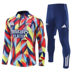 Arsenal 2025-26 Yellow Red (Camo Edition) Half Zip Long Sleeve Training Kit