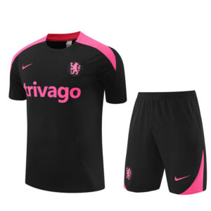 Chelsea 2024-25 Black Short Sleeve Training Kit