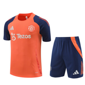 Manchester United 2024-25 Orange Short Sleeve Training Kit