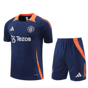 Manchester United 2024-25 Royal Blue Short Sleeve Training Kit