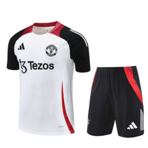 Manchester United 2024-25 White Short Sleeve Training Kit
