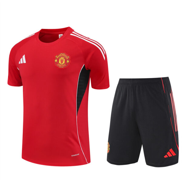 Manchester United 2025-26 Red Short Sleeve Training Kit