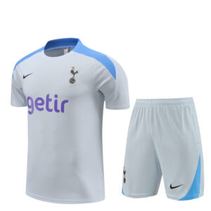 Tottenham Hotspur 2024-25 Light Grey Short Sleeve Training Kit