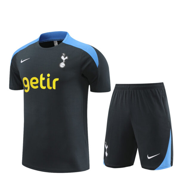 Tottenham Hotspur 2024-25 Dark Grey Short Sleeve Training Kit