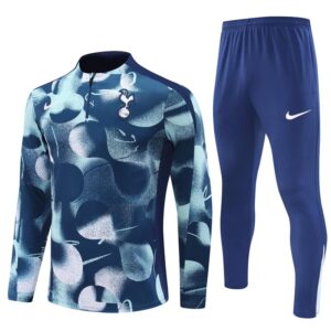 Tottenham Hotspur 2024-25 Royal Blue (Camo Edition) Half Zip Long Sleeve Training Kit