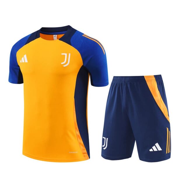 Juventus 2024-25 Orange Yellow Short Sleeve Training Kit