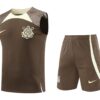 Corinthians 2024-25 Brown Cream Vest Training Kit