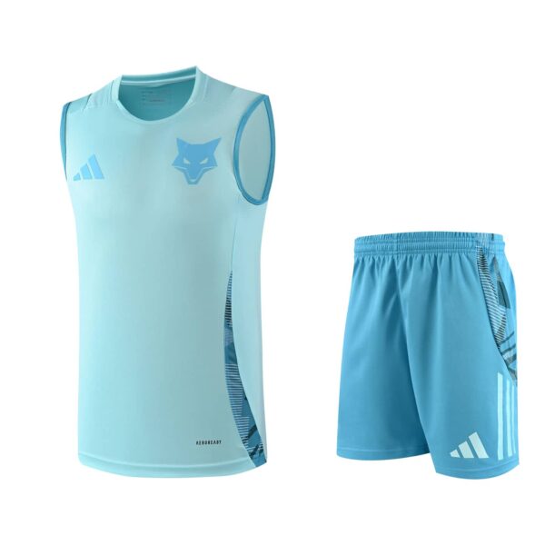 Cruzeiro 2025-26 Sky Blue Vest Training Kit