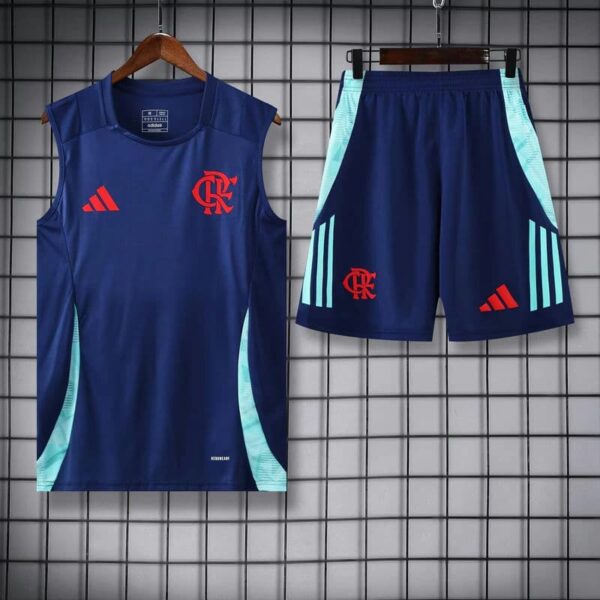 Flamengo 2025-26 Navy Blue Vest Training Kit