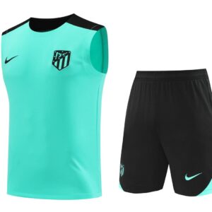 Atletico Madrid 2024-25 Turquoise Vest Training Kit