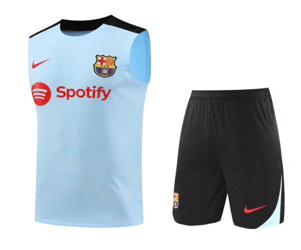Barcelona 2024-25 Light Blue Vest Training Kit
