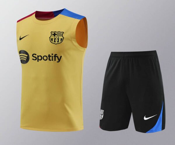Barcelona 2024-25 Yellow Vest Training Kit