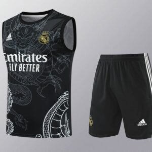 Real Madrid 2024-25 Grey Dragon Vest Training Kit