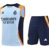 Real Madrid 2024-25 Light Blue Vest Training Kit