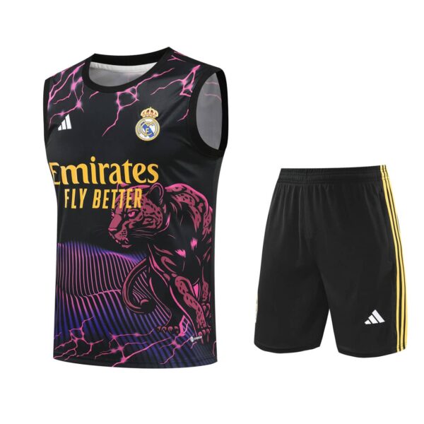 Real Madrid 2024-25 Pink Panther Vest Training Kit