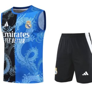 Real Madrid 2025-26 Blue Dragon Vest Training Kit