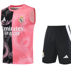 Real Madrid 2025-26 Pink Dragon Vest Training Kit