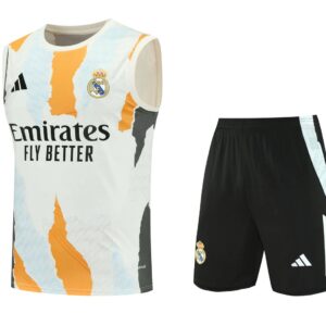 Real Madrid 2025-26 Orange Torn Vest Training Kit