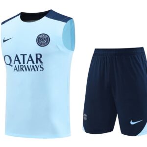 PSG 2024-25 Light Blue Vest Training Kit