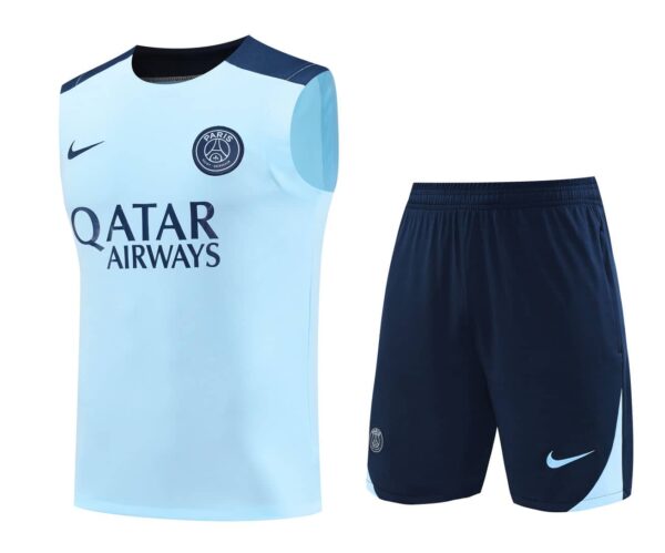 PSG 2024-25 Light Blue Vest Training Kit