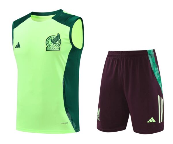 Mexico 2025-26 Neon Green Vest Training Kit