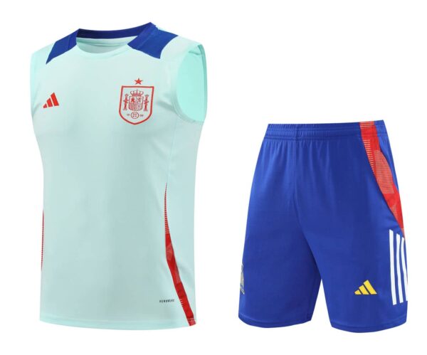 Spain 2024-25 Sky Blue Vest Training Kit