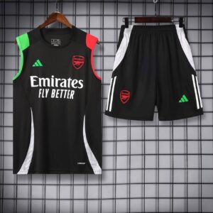 Arsenal 2024-25 Black Vest Training Kit
