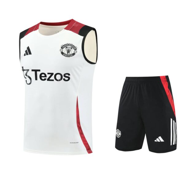 Manchester United 2025-26 White Vest Training Kit