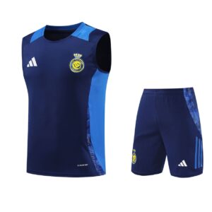 Al-Nassr 2024-25 Navy Blue Vest Training Kit