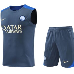 Inter Milan 2024-25 Dark Blue Vest Training Kit
