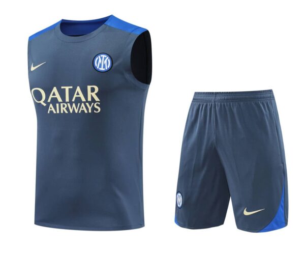 Inter Milan 2024-25 Dark Blue Vest Training Kit