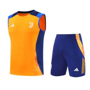 Juventus 2024-25 Orange Blue Vest Training Kit