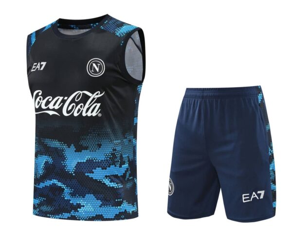 Napoli 2024-25 Camo Blue Vest Training Kit
