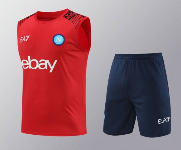 Napoli 2024-25 Red Vest Training Kit