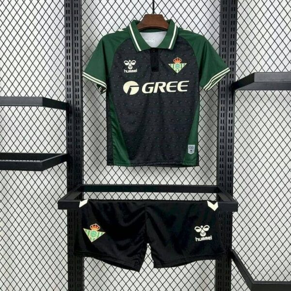 Real Betis 2025-26 Black and Green Special Edition Kids Kit