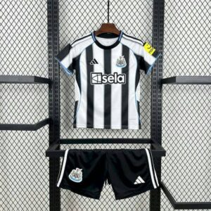 Newcastle United 2025-26 Home Kids Kit