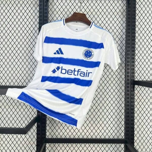 Cruzeiro 2025-26 Away Jersey Fan Version