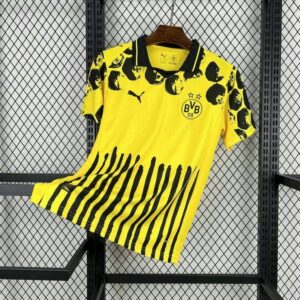 Borussia Dortmund 2025-26 Black Brushstroke Graphic Special Edition Jersey