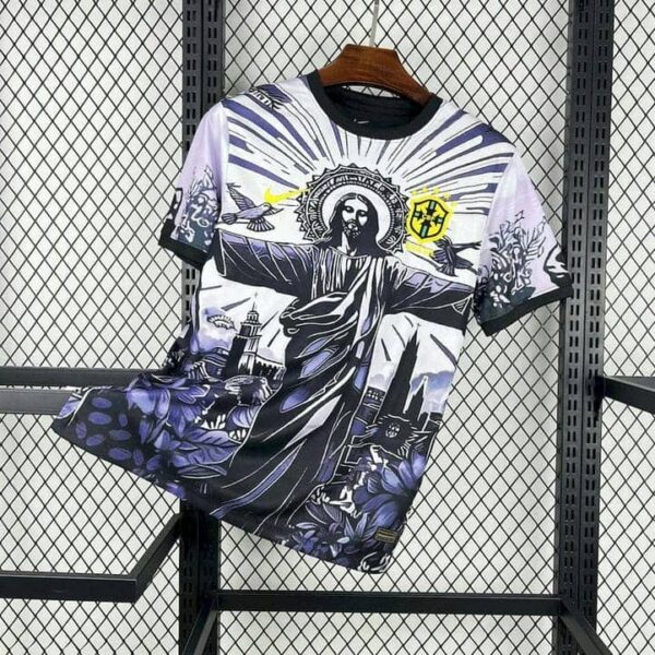 Brazil 2025-26 Jesus Special Edition Dark Purple Jersey