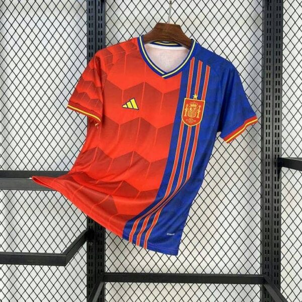 Spain 2025-26 Euro Home Jersey Fan Version
