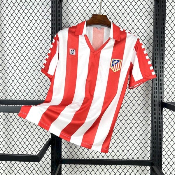 Atletico Madrid 1982-83 Home Retro Jersey