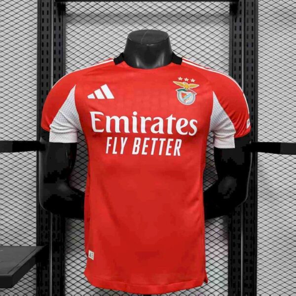 Benfica 2025-26 Home Jersey Player Version