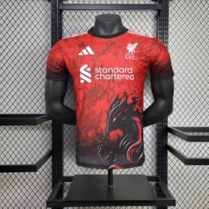 Liverpool 2025-26 Black & Red Fury Phoenix Special Edition Jersey Player Version