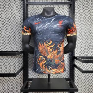 Liverpool 2025-26 Black Thunder Phoenix Special Edition Jersey Player Version